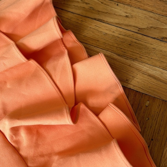 REVOLVE LIKELY Reyn Halter-Neck Dress Mandarin Orange Sun Size 10 - Picture 9 of 16